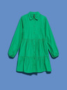 Moodo Rochie cămașă verde pentru femei Moodo