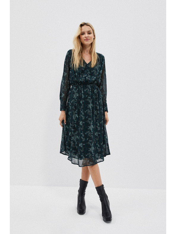 Moodo Rochie verde pentru femei Moodo