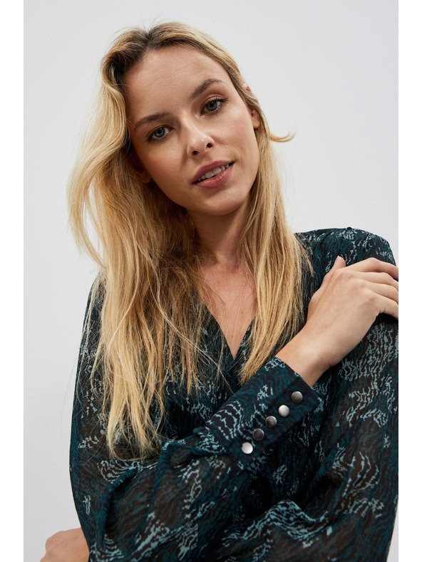 Moodo Rochie verde pentru femei Moodo