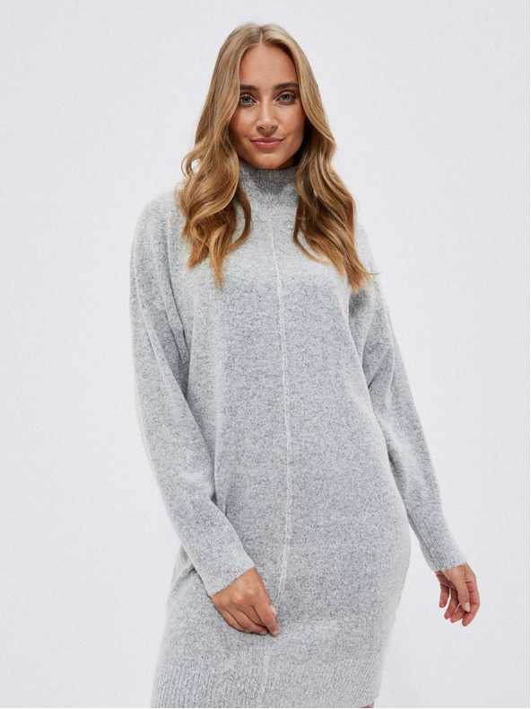 Moodo Rochie de damă Moodo gri deschis