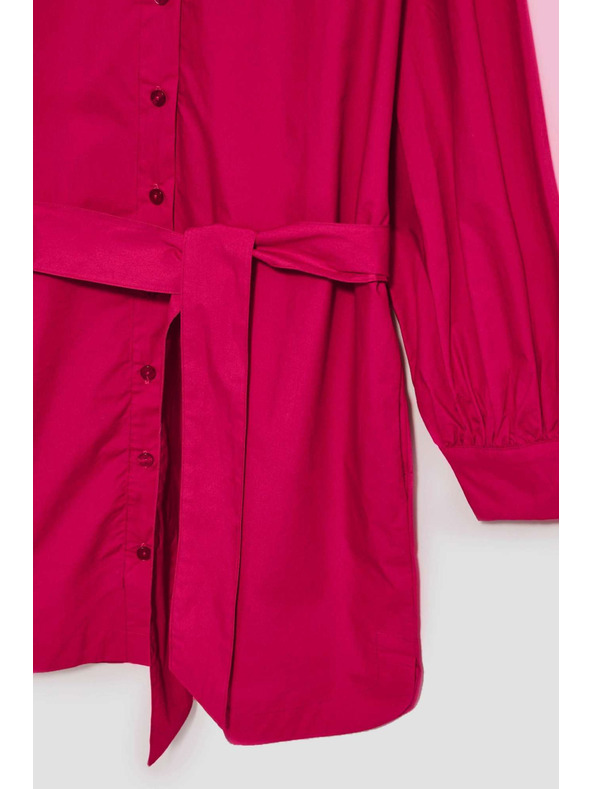 Moodo Rochie cămașă roz pentru femei Moodo