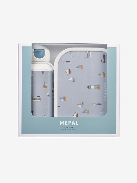 Mepal Mepal Campus Little Dutch Sailor Bay albastru deschis set de gustări cu model pentru copii