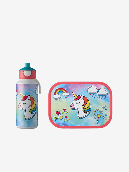Mepal Mepal Campus Unicorn Set de gustări albastru deschis pentru copii