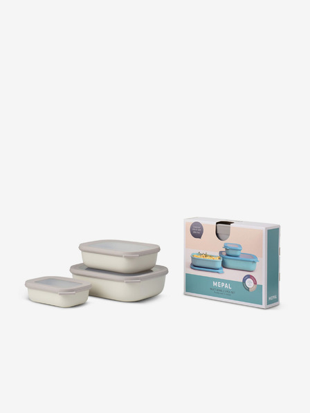 Mepal Set de trei boluri în culoare gri Mepal Cirqula (500 + 1000 + 2000 ml)