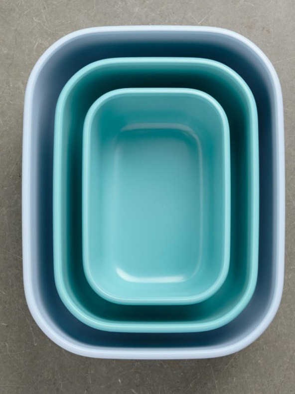 Mepal Set de trei boluri în culoare gri Mepal Cirqula (500 + 1000 + 2000 ml)