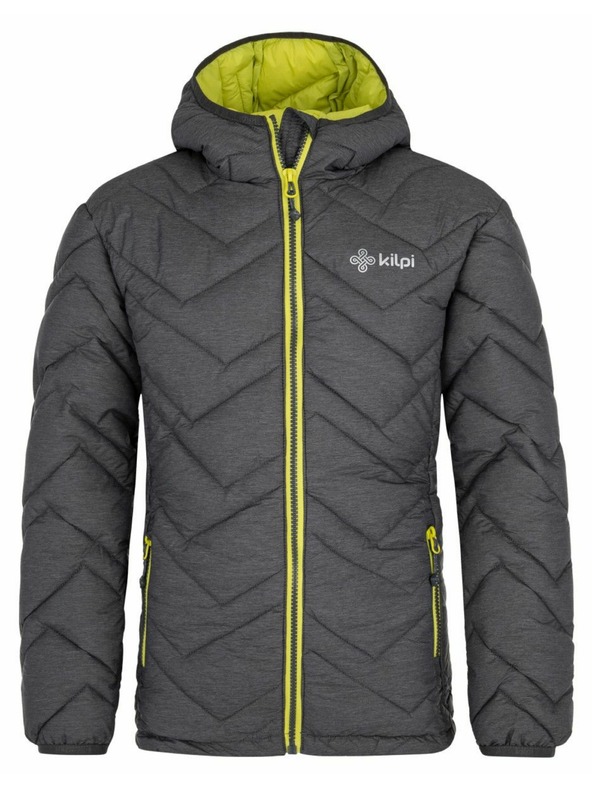 Kilpi Jachetă matlasată de iarnă pentru băieți Kilpi REBEKI-JB Gri închis