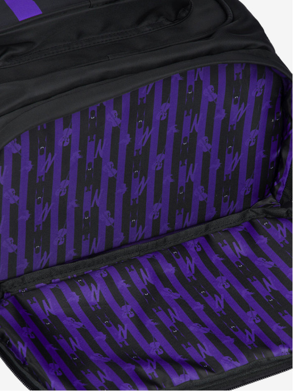 BAAGL  Rucsac școlar negru Cubic Wednesday Baagl