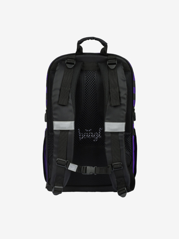 BAAGL  Rucsac școlar negru Cubic Wednesday Baagl