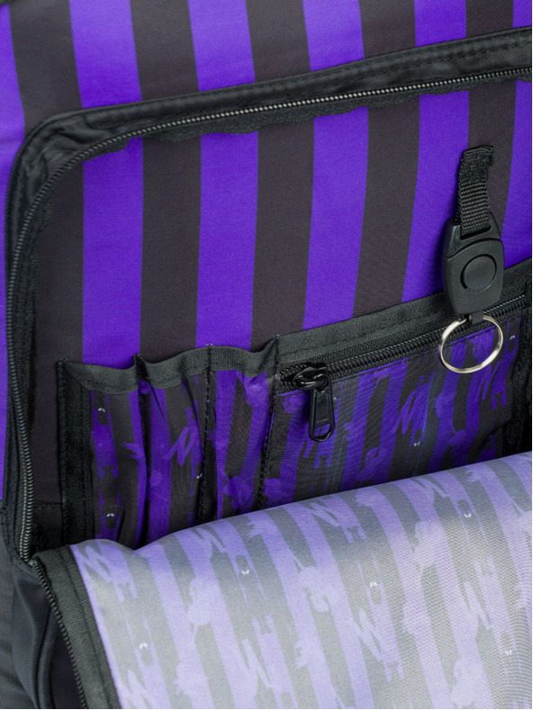 BAAGL  Rucsac școlar negru Cubic Wednesday Baagl