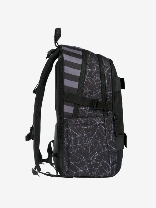 BAAGL  Rucsac negru școală Skate miercuri Nevermore Baagl