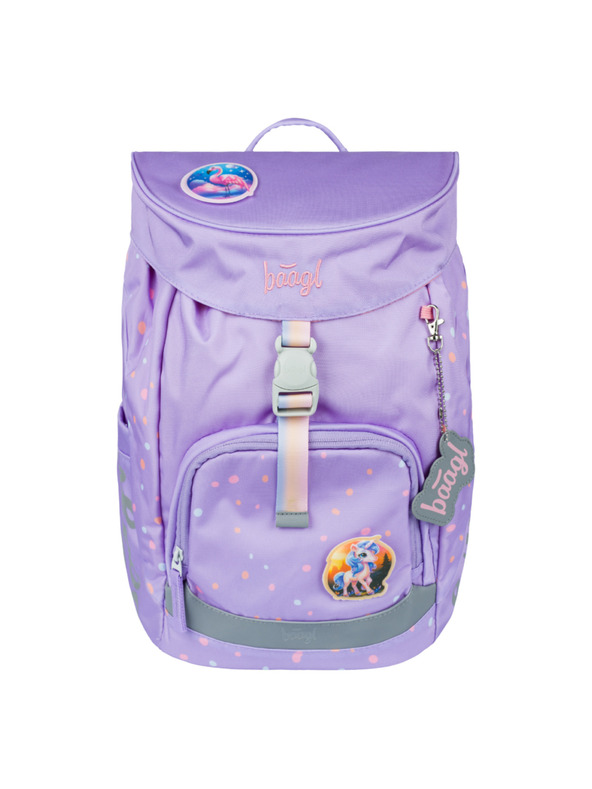BAAGL  Rucsac școlar violet Airy Pets Baagl