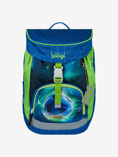 BAAGL  Rucsac școlar albastru Airy Soccer Ball Baagl