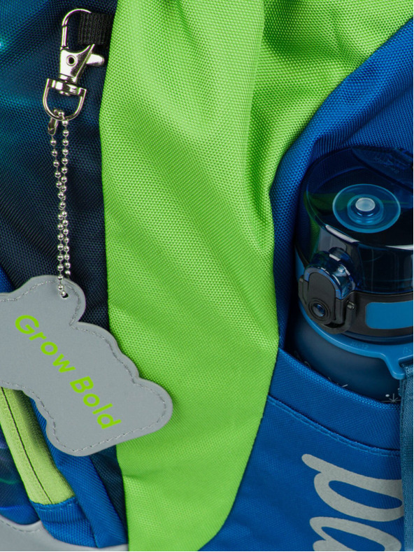 BAAGL  Rucsac școlar albastru Airy Soccer Ball Baagl