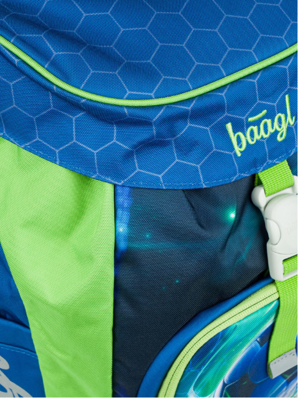 BAAGL  Rucsac școlar albastru Airy Soccer Ball Baagl