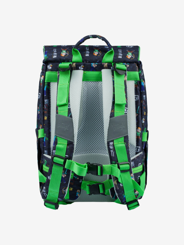 BAAGL  Rucsac școlar albastru Airy Minecraft Baagl