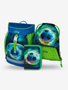 BAAGL  Albastru 3 SET Airy Soccer Ball: rucsac, penar, geantă Baagl