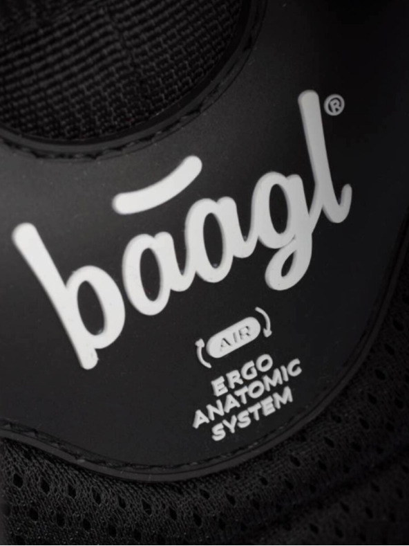 BAAGL  Rucsac școlar roz Cubic Abstract Baagl