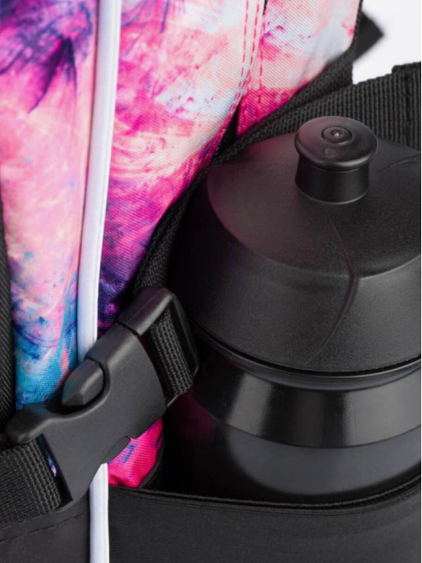 BAAGL  Rucsac școlar roz Cubic Abstract Baagl