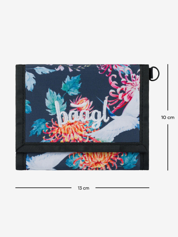 BAAGL  Portofel verde Baagl Birds