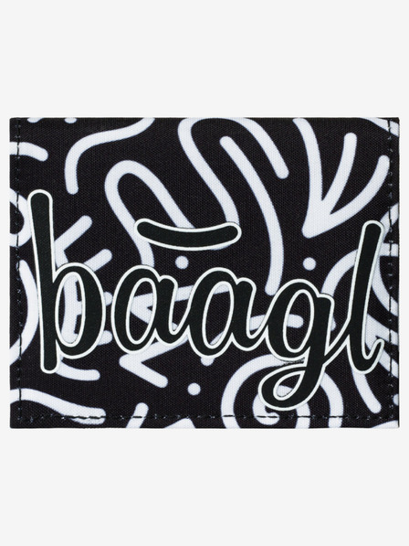 BAAGL  Portofel negru pentru elevi Baagl Element