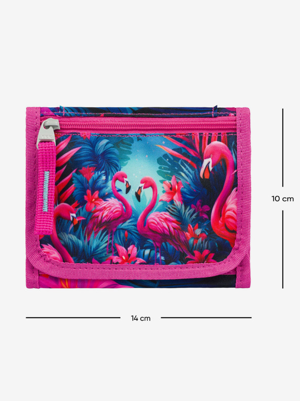 BAAGL  Portofel pentru gât Baagl Flamingos roz