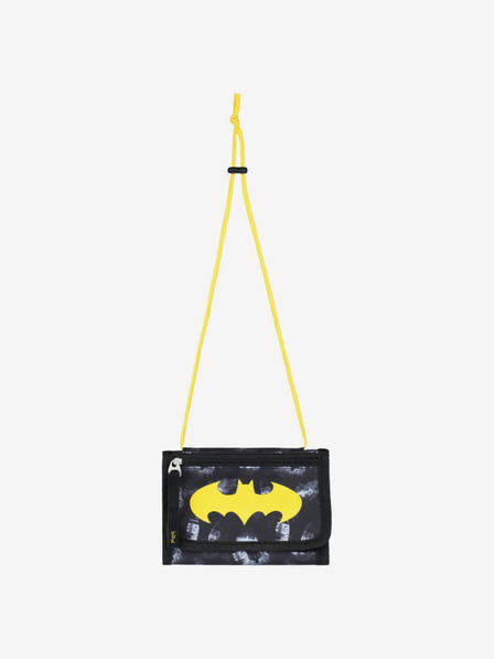 BAAGL  Portofel negru cu gât Baagl Batman Dark City