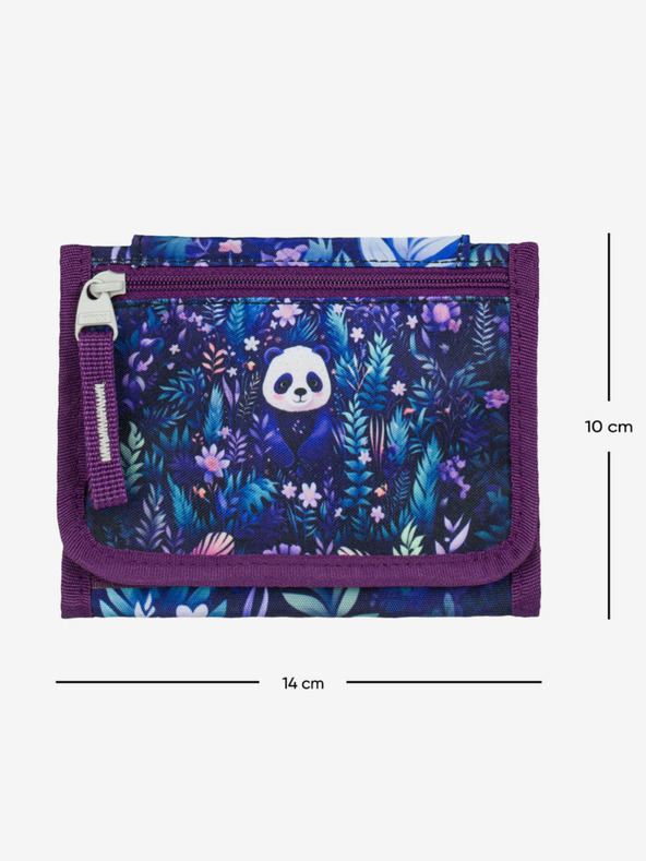 BAAGL  Portofel violet pentru gât Baagl Jungle Panda