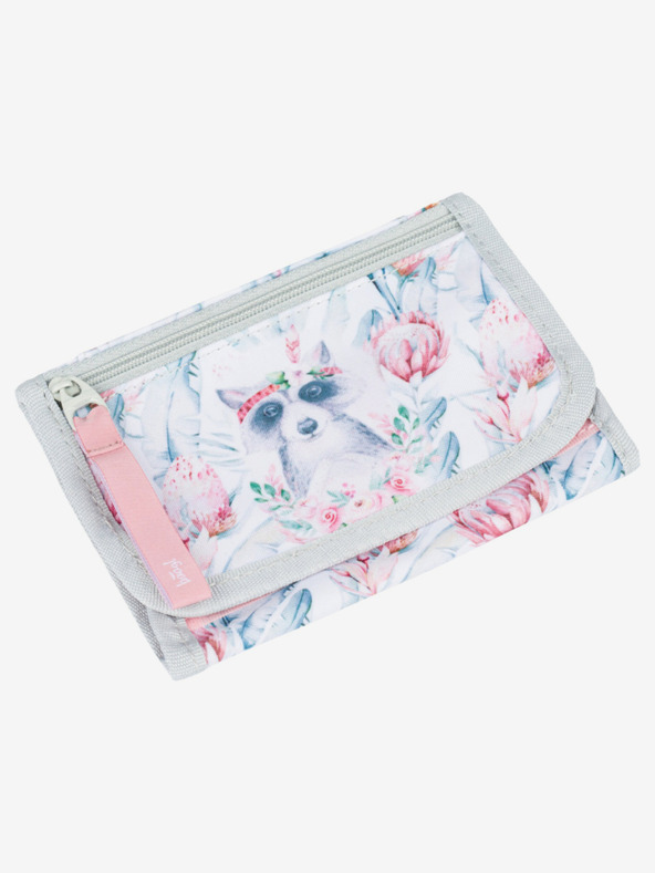 BAAGL  Portofel cu gât alb Baagl Raccoon