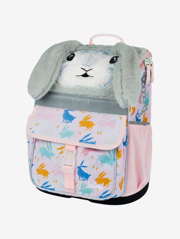 BAAGL  Bej 3 SET Zippy Bunny: servietă, penar, geantă Baagl