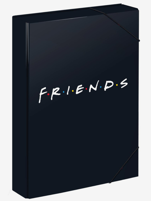 BAAGL  Copertă de caiet școlar negru A4 Jumbo Friends Baagl