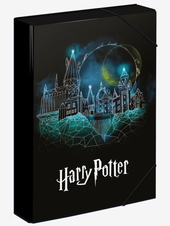 BAAGL  Caiet de școală negru cu copertă A4 Jumbo Harry Potter Baagl