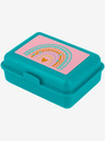 BAAGL  Blue Rainbow Snack Box Turquoise Baagl