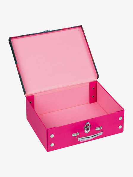 BAAGL  Geantă de școală pliabilă roz cu accesorii Baagl Flamingos