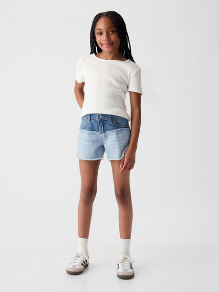 GAP Pantaloni scurți denim pentru copii patchwork GAP