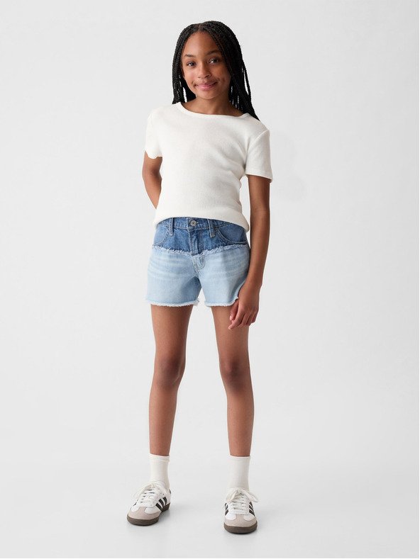 GAP Pantaloni scurți denim pentru copii patchwork GAP