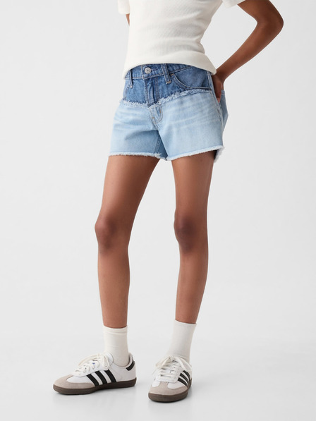 GAP Pantaloni scurți denim pentru copii patchwork GAP