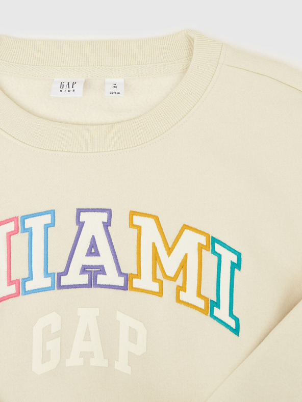 GAP Hanorac oversize pentru copii cu logo GAP