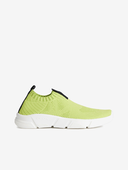 Geox Pantofi slip on verzi deschisă pentru băieți Geox Aril