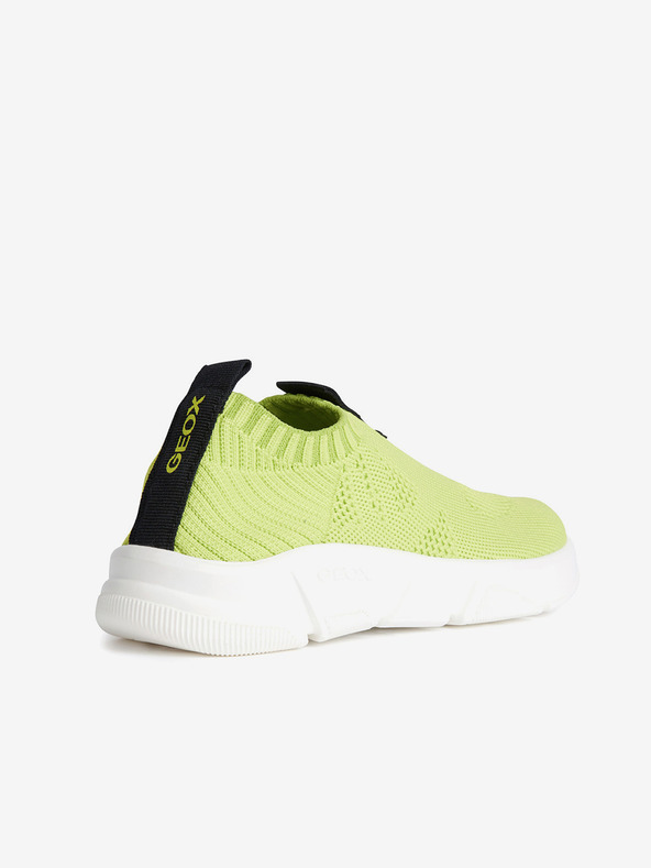 Geox Pantofi slip on verzi deschisă pentru băieți Geox Aril