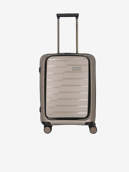 Travelite Bej Travelite Air Base 4w S Buzunar frontal Șampanie