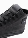 Ombre Clothing Adidași din pânză pentru bărbați - negru V1 OM-FOTH-0186 Ombre Clothing