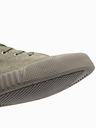 Ombre Clothing Pantofi sport din pânză pentru bărbați - olive V2 OM-FOTH-0186 Ombre Clothing