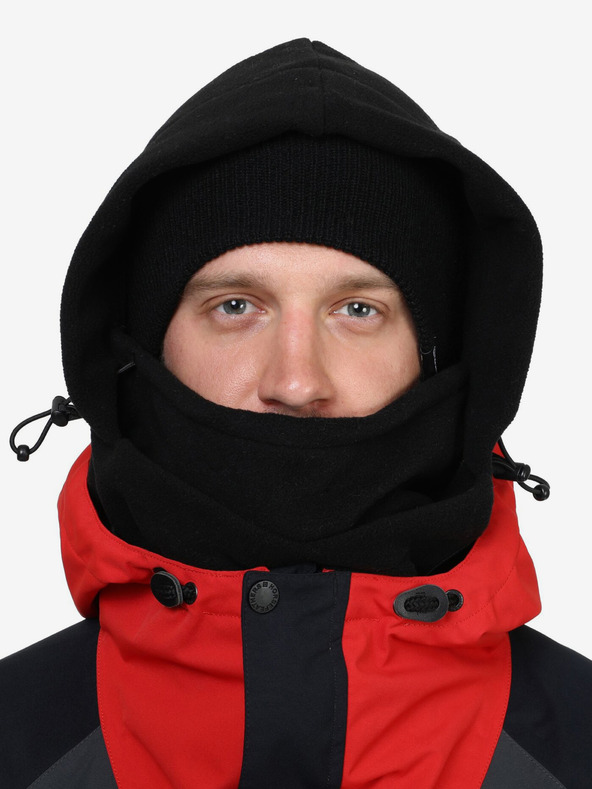 Horsefeathers Balaclava Gene - negru HORSEFEATHERS