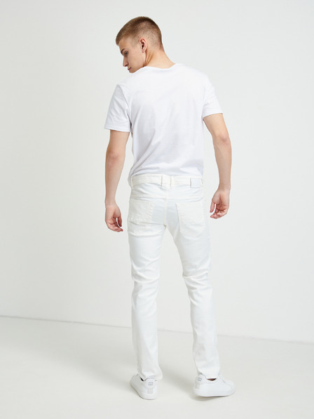 Diesel Blugi skinny fit albi pentru bărbați Diesel Thommer