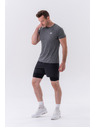 Nebbia Pantaloni scurți cu strat dublu, cu buzunare mobile 318 M,gri
