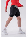 Nebbia Pantaloni scurți cu strat dublu, cu buzunare mobile 318 M,gri