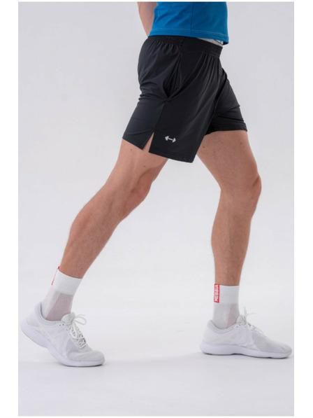 Nebbia Pantaloni scurți funcționali cu uscare rapidă "Airy" 317 Black M,negru
