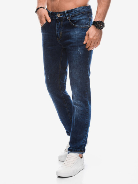 Edoti Pantaloni din denim pentru bărbați 1433P - albastru