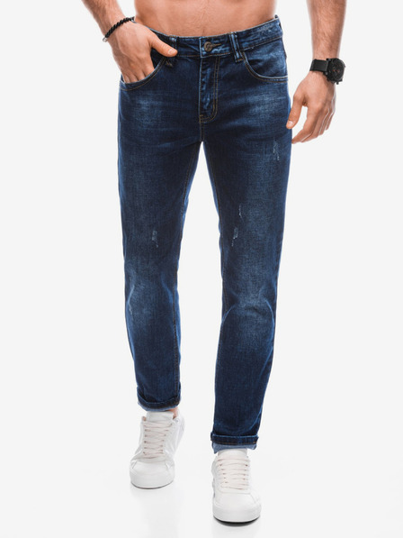 Edoti Pantaloni din denim pentru bărbați 1433P - albastru
