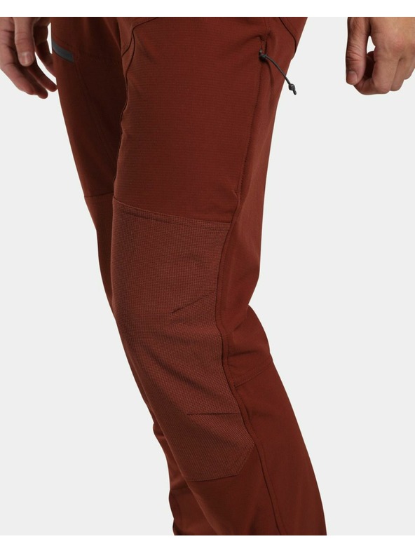 Kilpi Pantaloni de exterior pentru bărbați Kilpi VILLAIN-M Dark Red